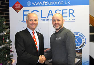 Meteoric rise leads to £2m order for laser cutting machines